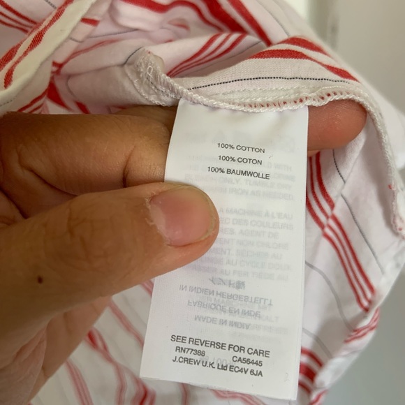 Madewell Central Ruffle Sleeve Shirt Stripe S - Picture 7 of 7